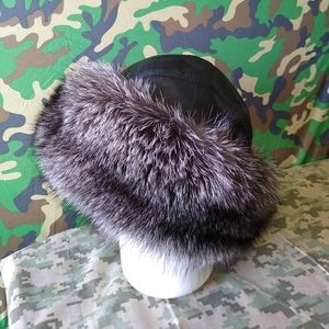 Fox Leather Hat